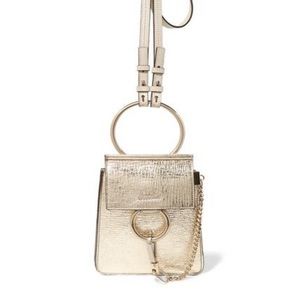 Metallic Chloe Faye Brclt Shldr Bag